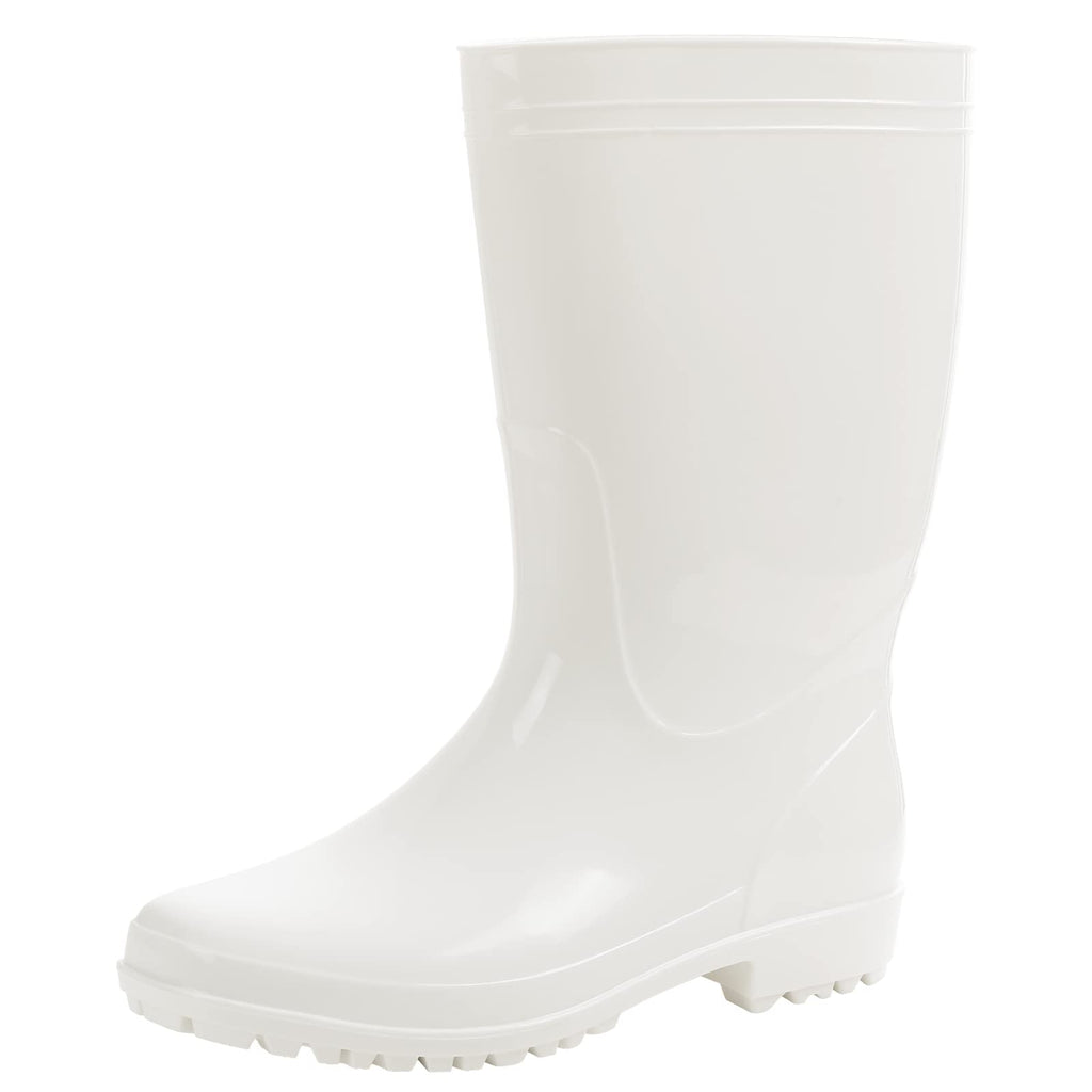 Mid-Calf Waterproof Anti-Slip Rubber Boots Q253