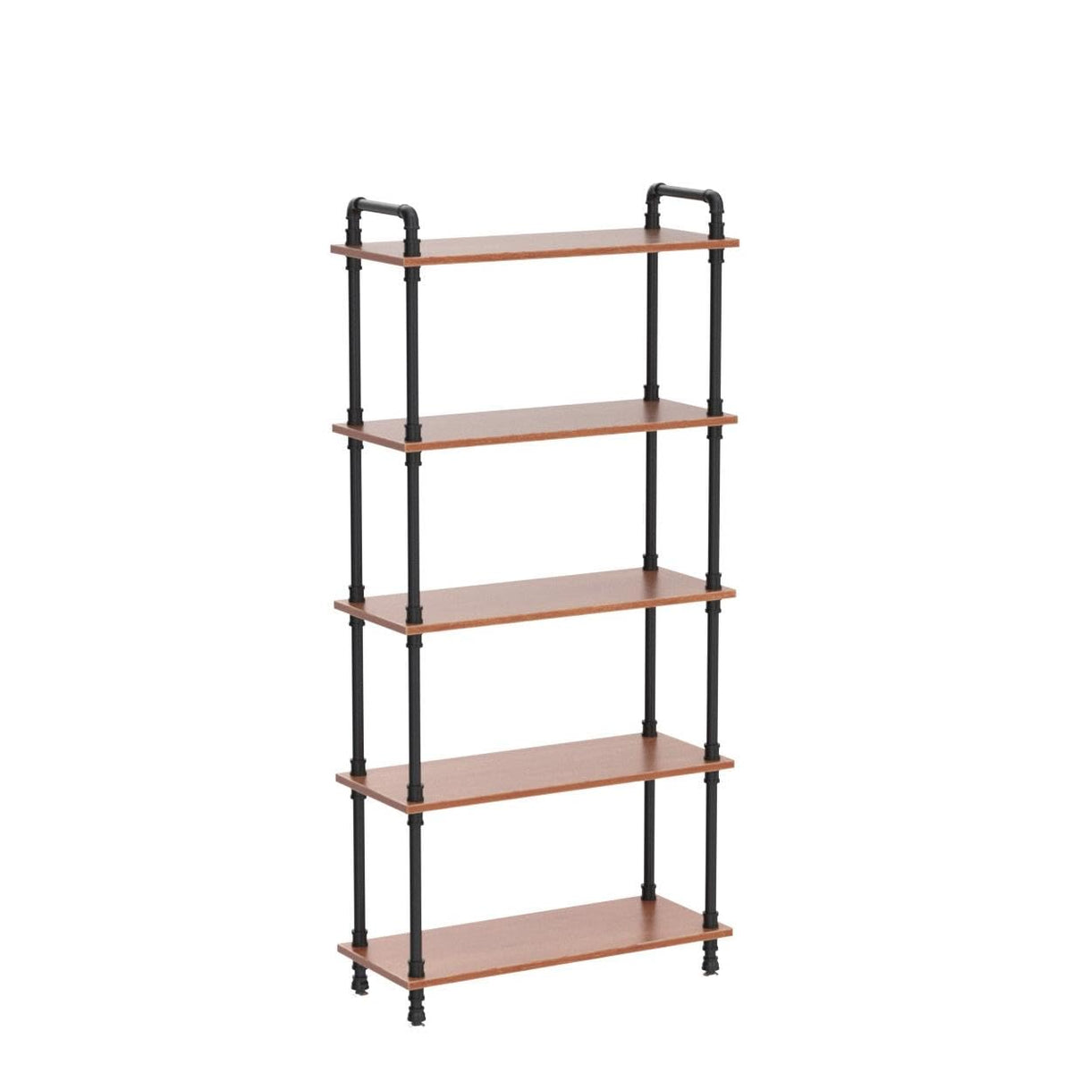5 Tier Rustic Brown Bookshelf M19459
