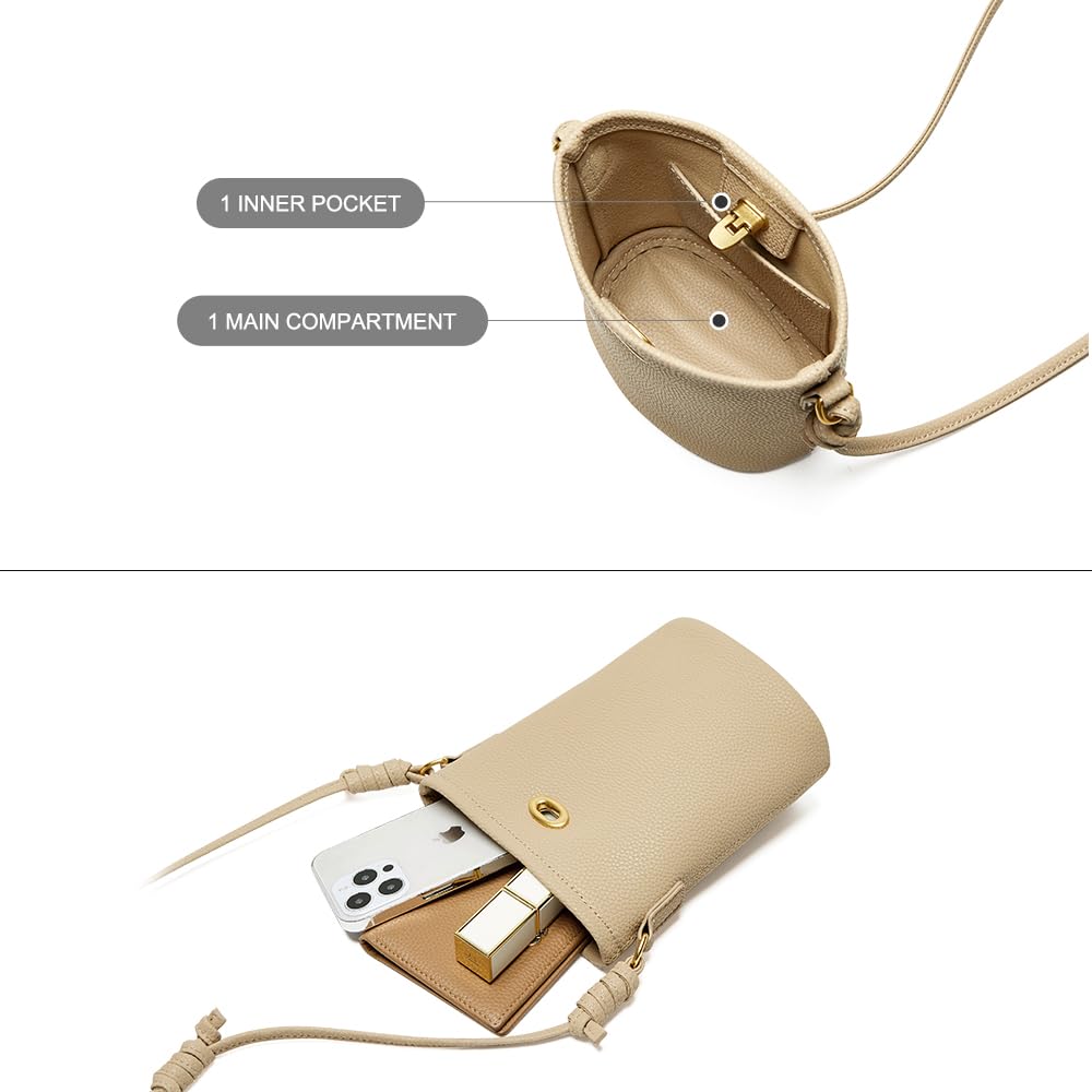 Vegan Leather Crossbody Bag with Adjustable Strap R9078