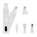 Quiet 2-in-1 Pet Hair Trimmer & Nail Grinder with LED Light E84465