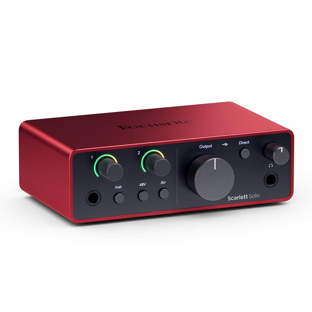 USB Audio Interface with Headphones, Pop Filter, XLR Cable E554