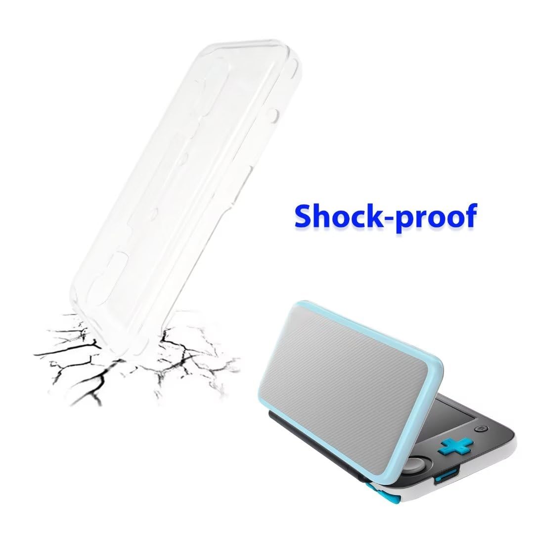 Clear Crystal Hard Shell Case for Nintendo 2DS XL H8465