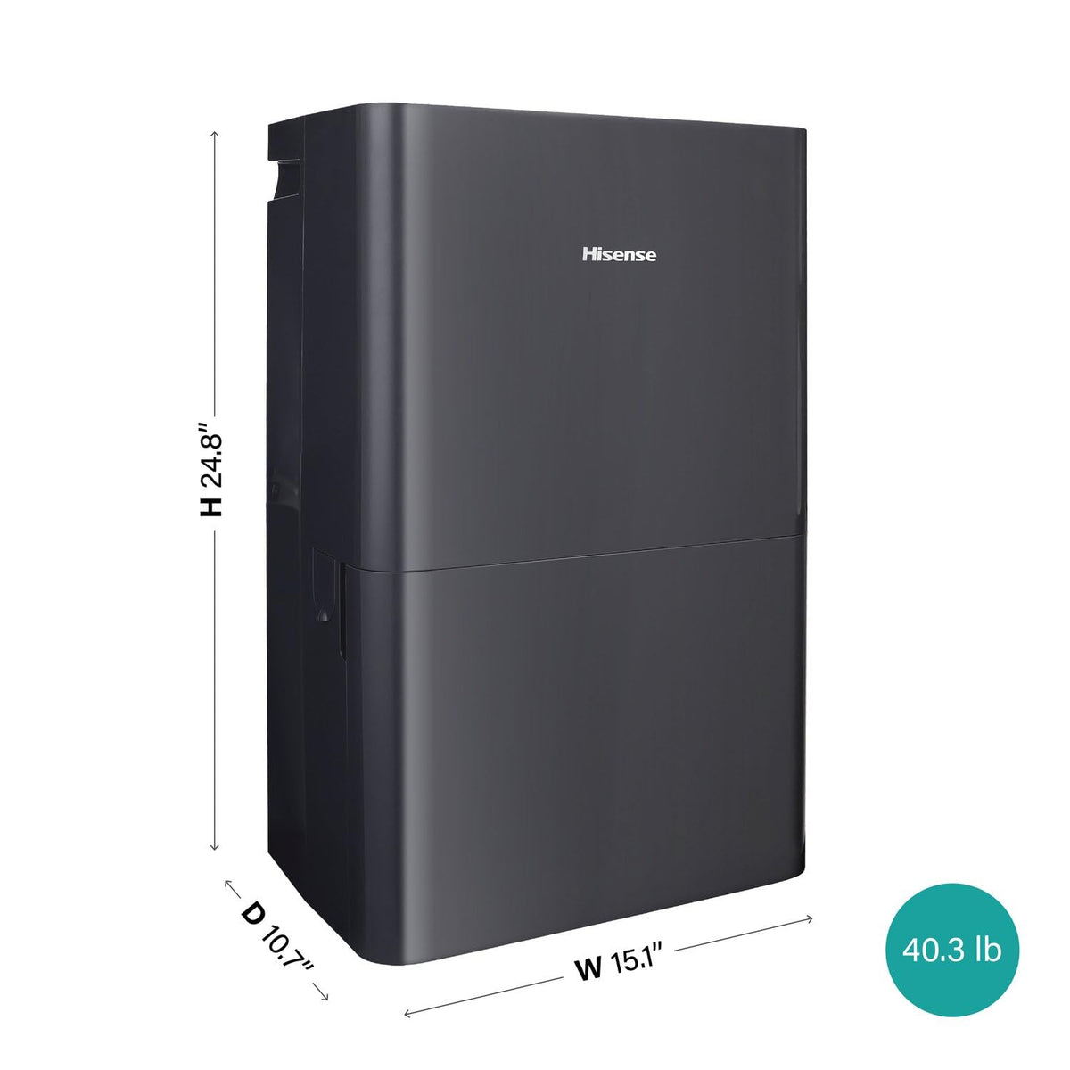 50-Pint Portable Dehumidifier with Built-In Pump J776125