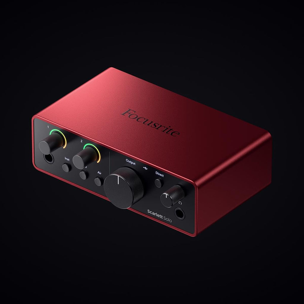 USB Audio Interface with Headphones, Pop Filter, XLR Cable E554