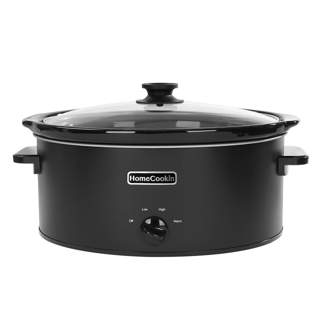 7 Quart Oval Manual Slow Cooker with 3 Cooking Settings A775709