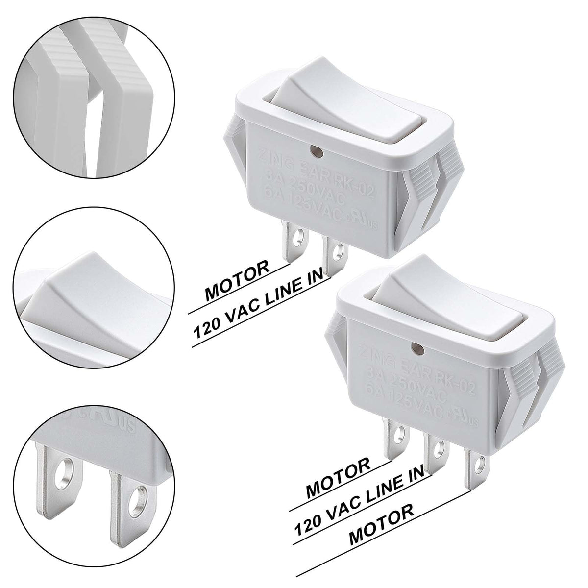 Range Hood Rocker Switch Kit D61074