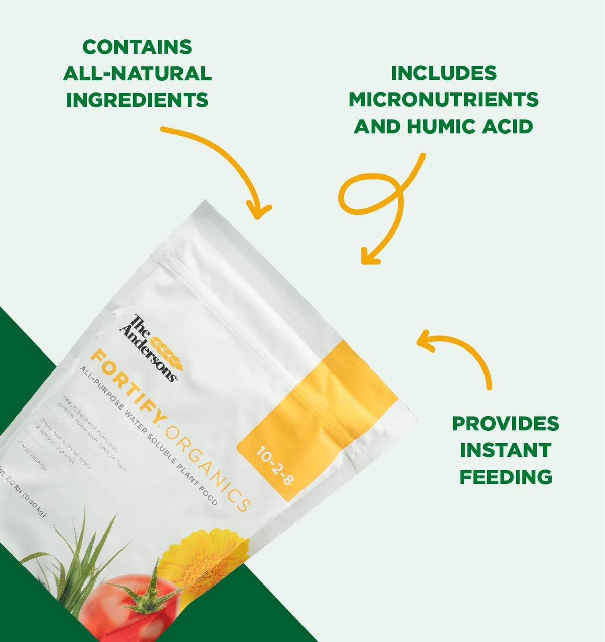 10-2-8 All-Purpose Water Soluble Organic Plant Food (2 lb) F5120