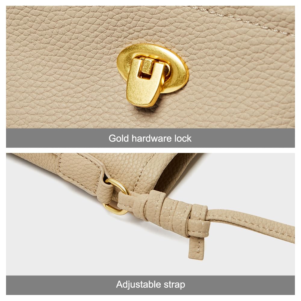 Vegan Leather Crossbody Bag with Adjustable Strap R9078