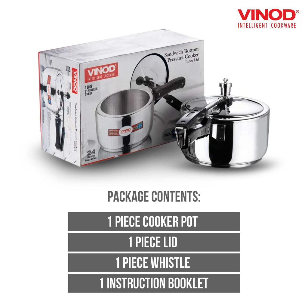 2 Liter Stainless Steel Pressure Cooker N117