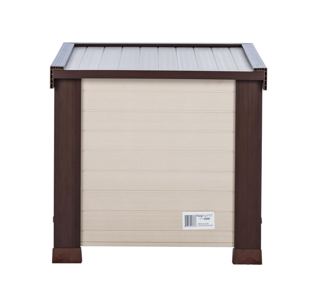 Maple Brown Outdoor Cat House T34439
