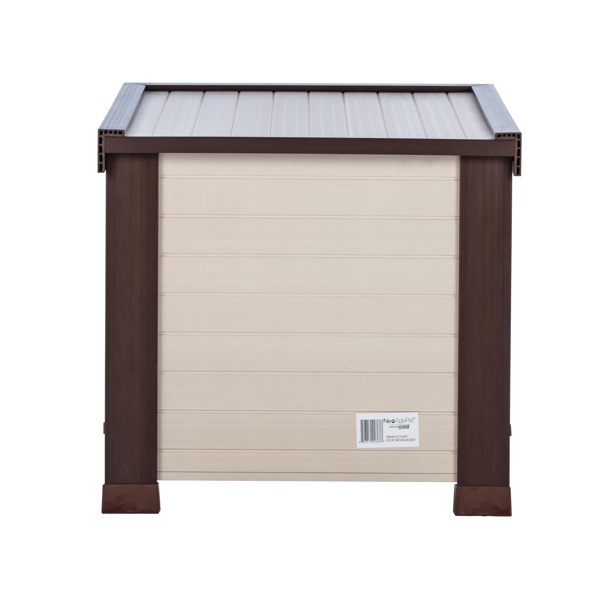 Maple Brown Outdoor Cat House T34439
