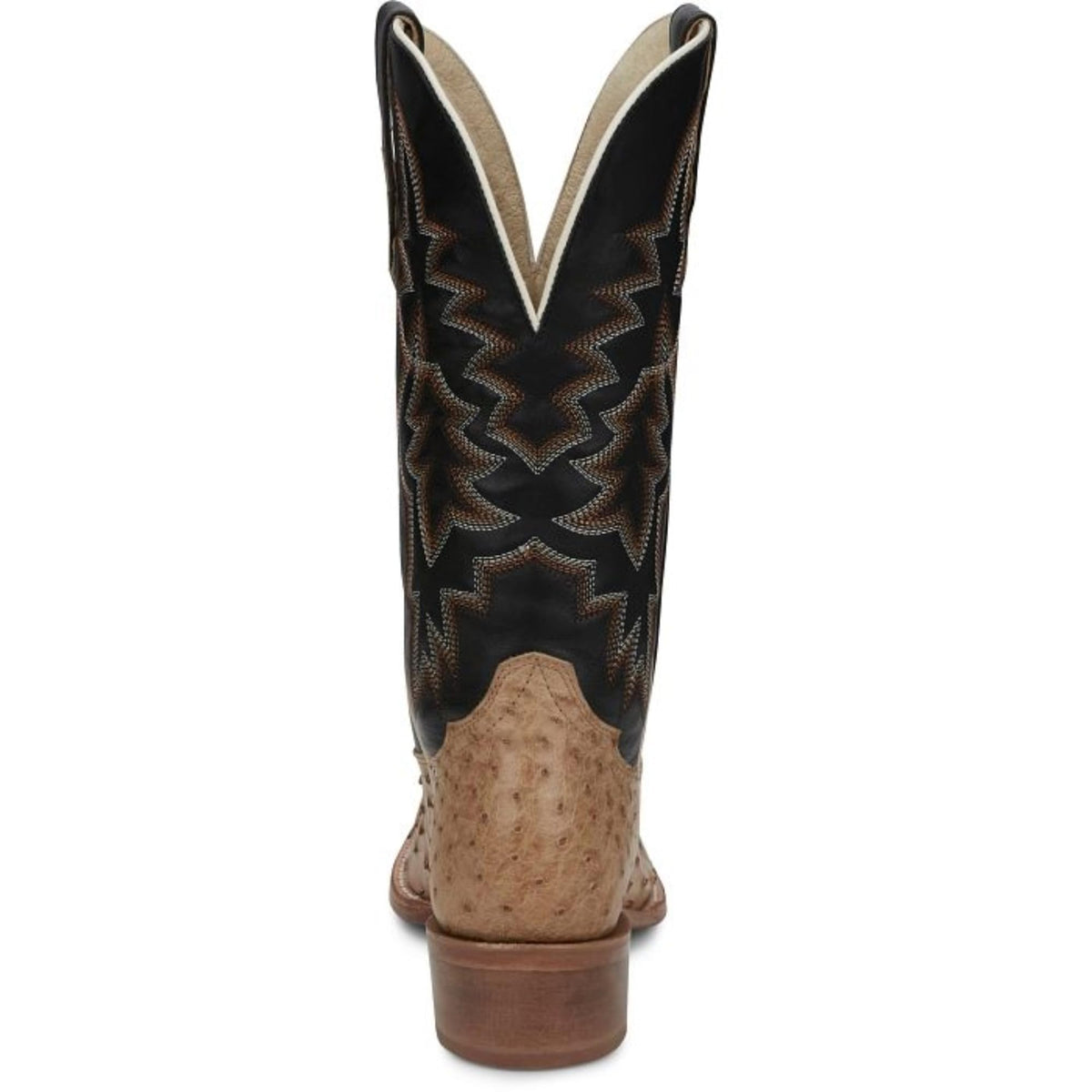 Full Quill Ostrich Leather Western Boots B9138