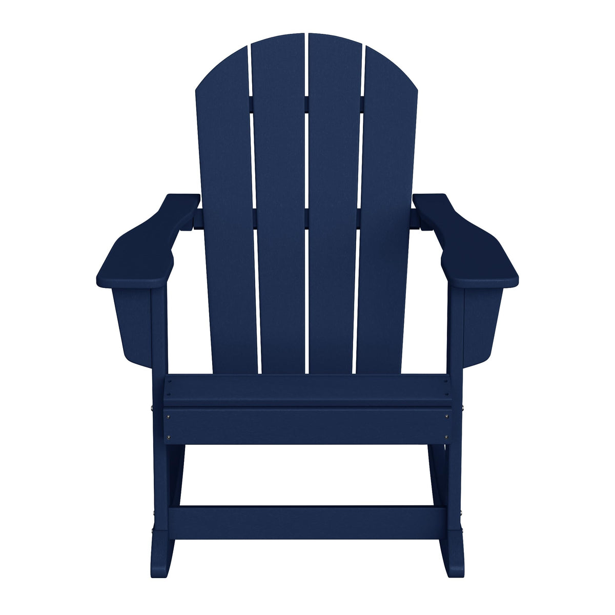 Navy Blue HDPE Outdoor Rocking Chair I573562