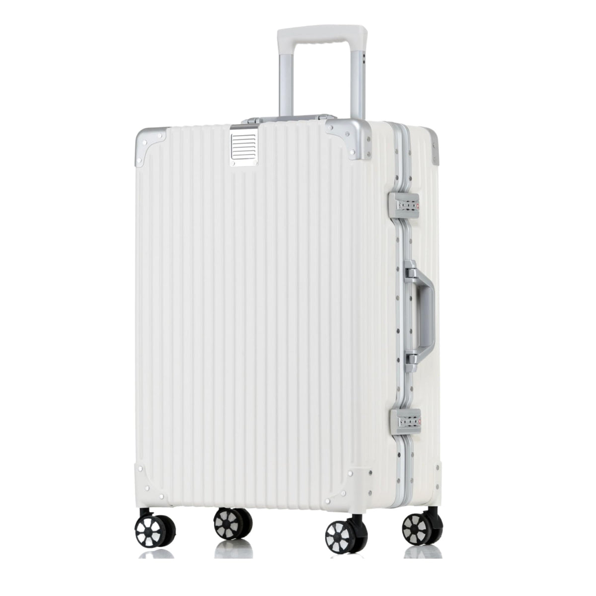 Zipperless Aluminum Frame 20 Inch Carry On Suitcase D837741