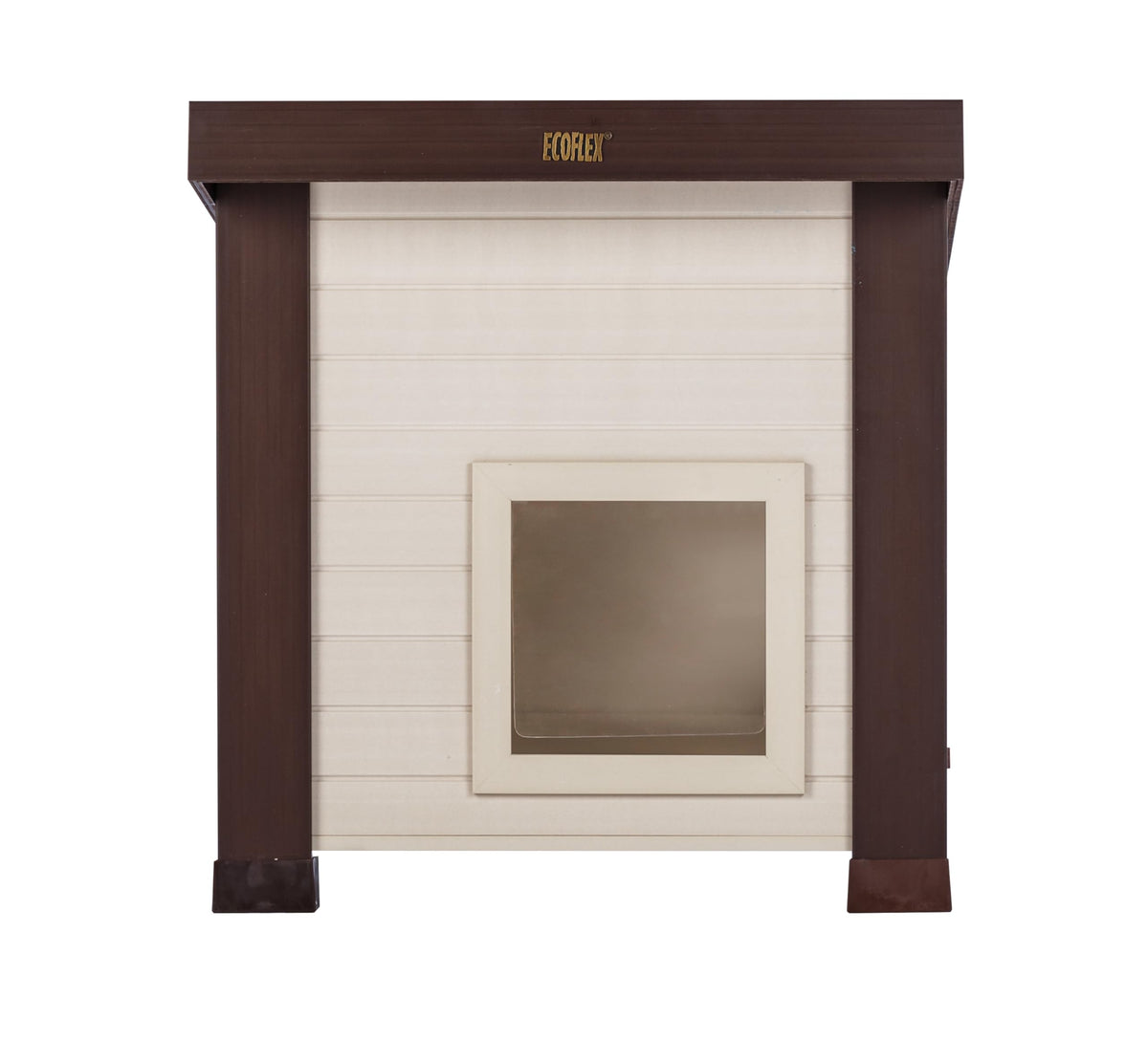 Maple Brown Outdoor Cat House T34439