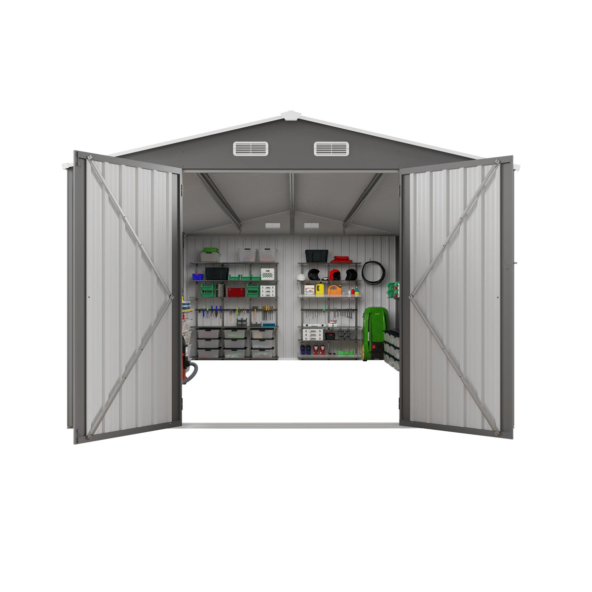 10x14 FT Outdoor Metal Storage Shed M437041