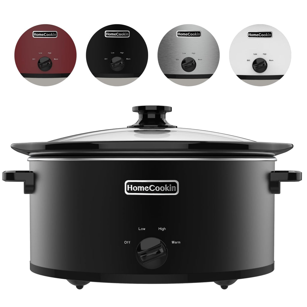 7 Quart Oval Manual Slow Cooker with 3 Cooking Settings A775709