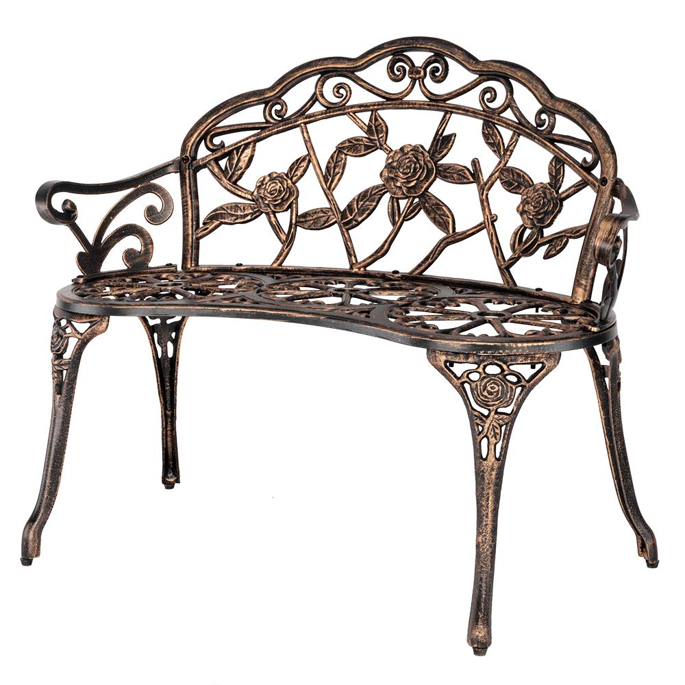 2 Seater Cast Iron Cast Aluminium Garden Bench U83960