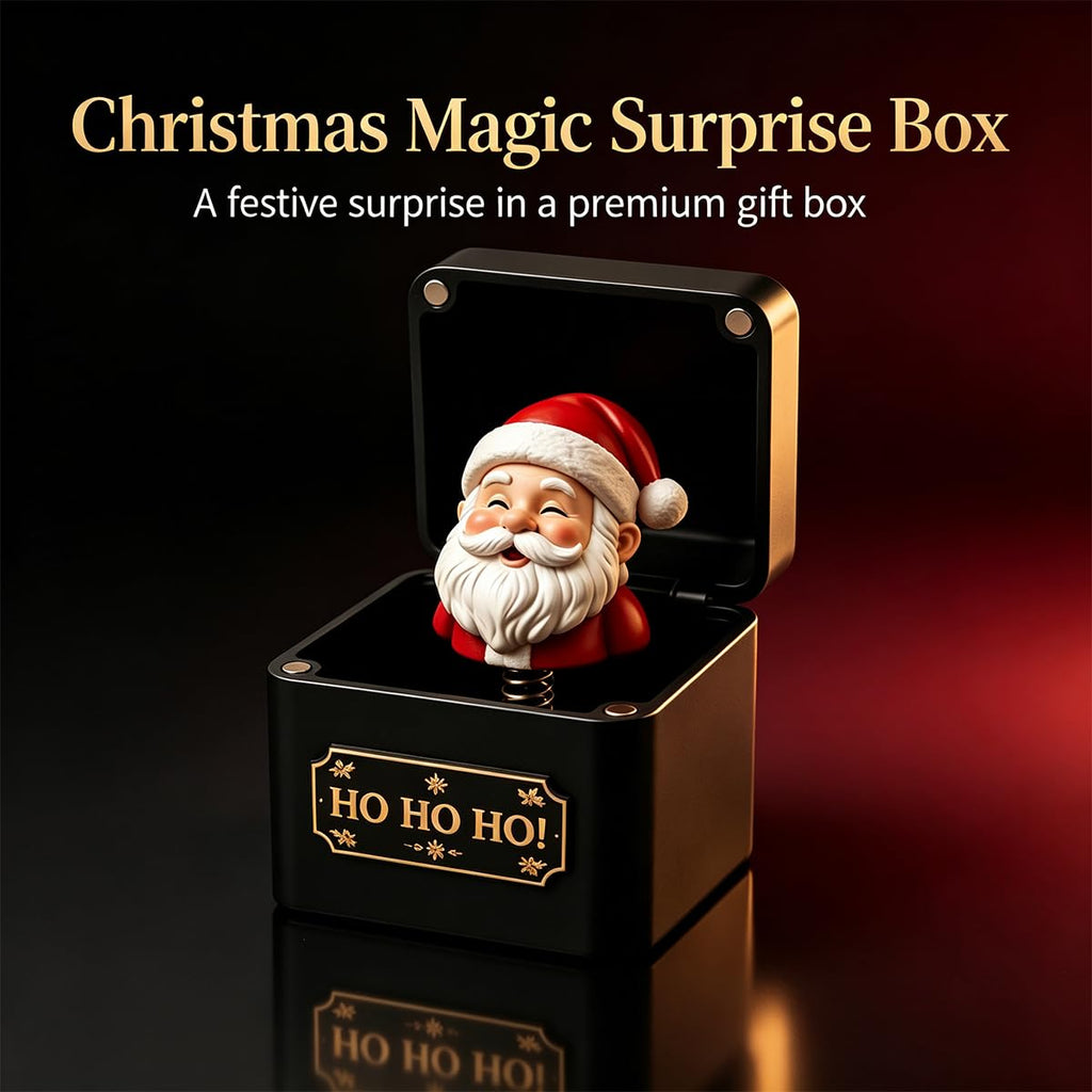 Black & Gold Pop-Up Jack in the Box I53703