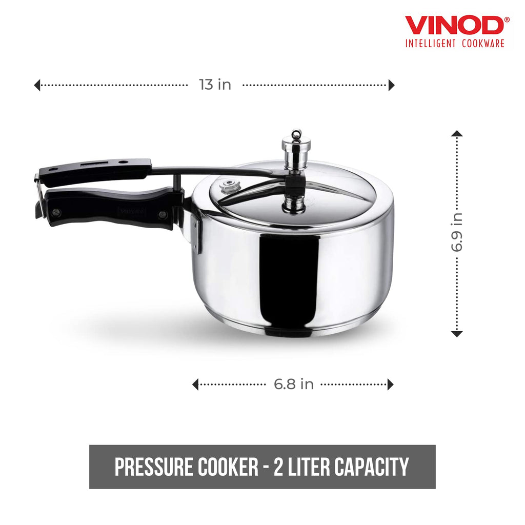 2 Liter Stainless Steel Pressure Cooker N117
