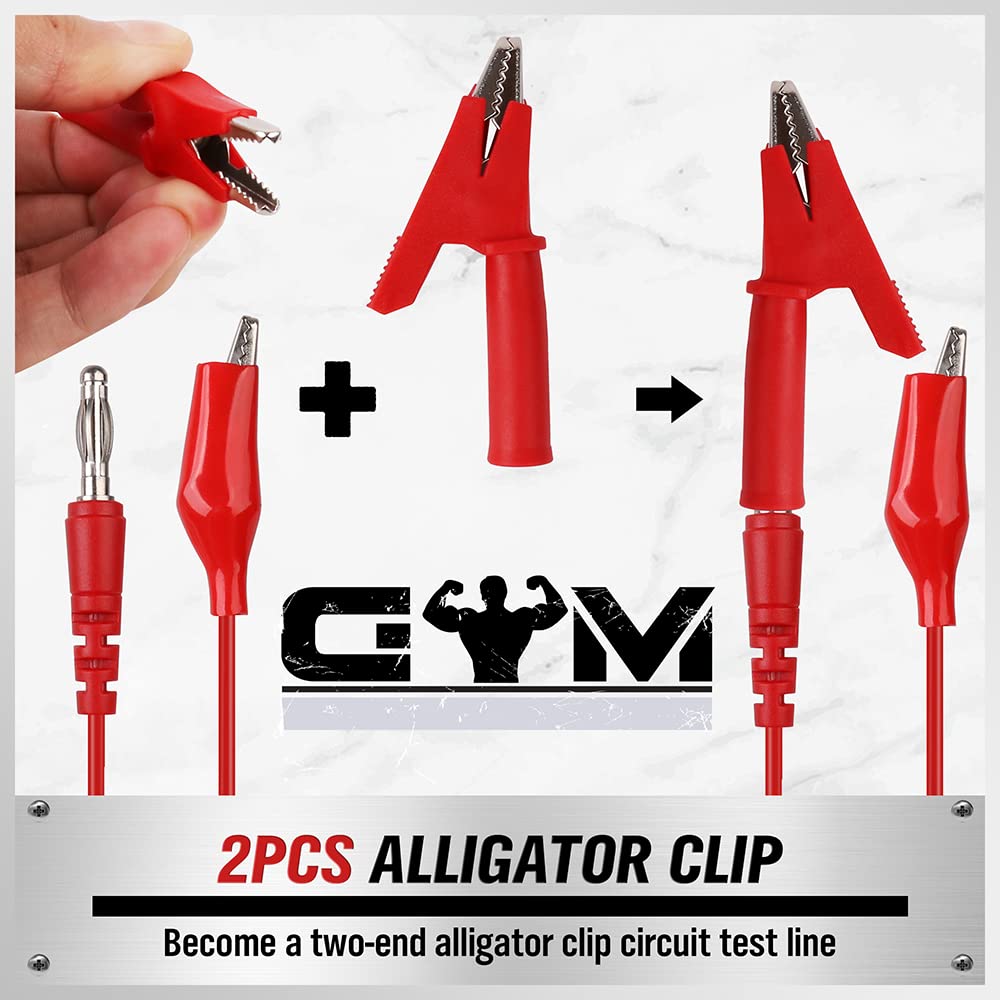 22-Piece Back Probe Kit with Test Leads and Alligator Clips D8963