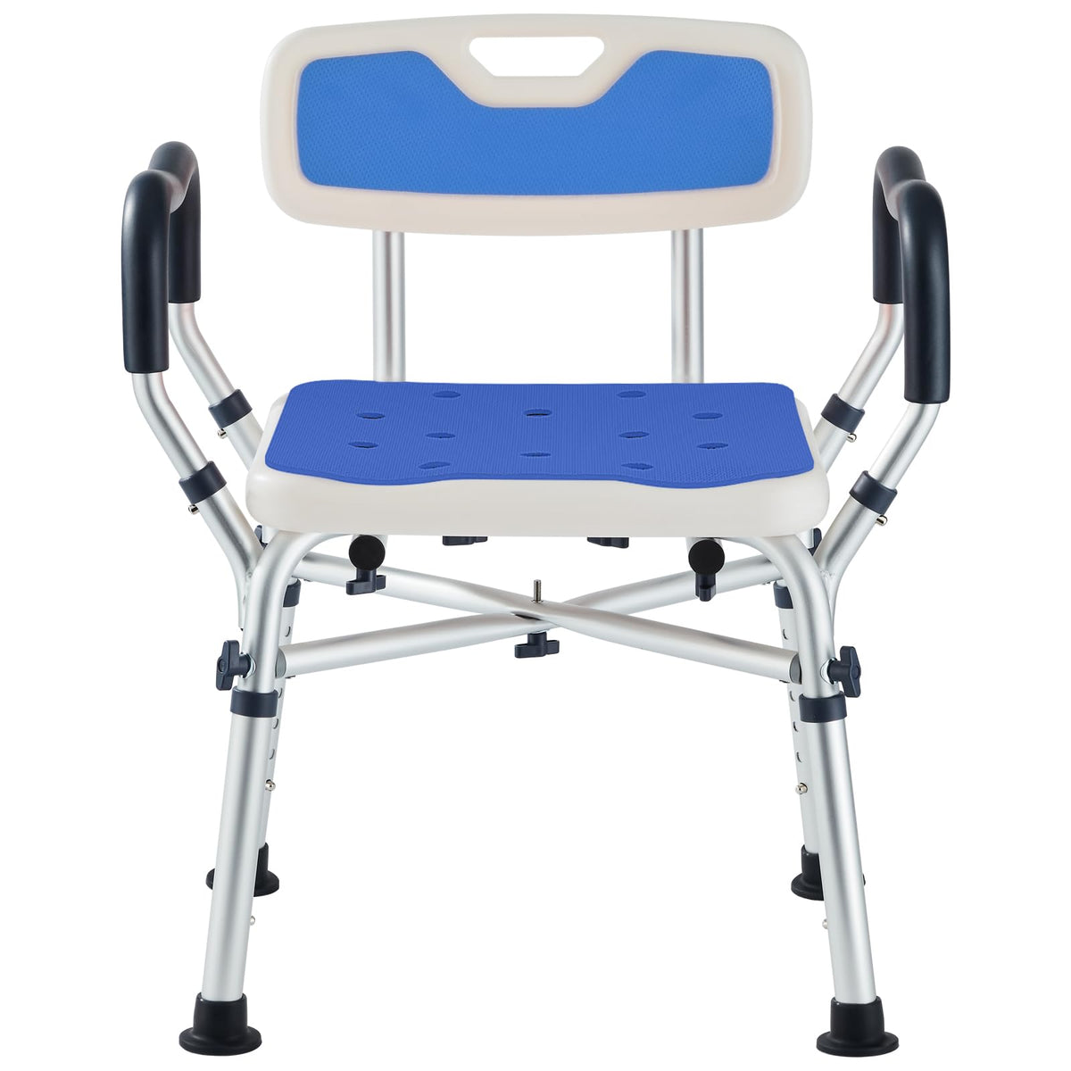 Blue Adjustable Shower Chair N8604
