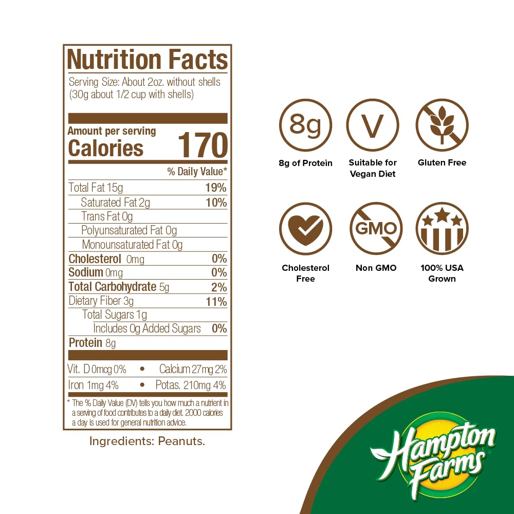 Jumbo Raw Natural In-Shell Peanuts 25 lb. Box F28796