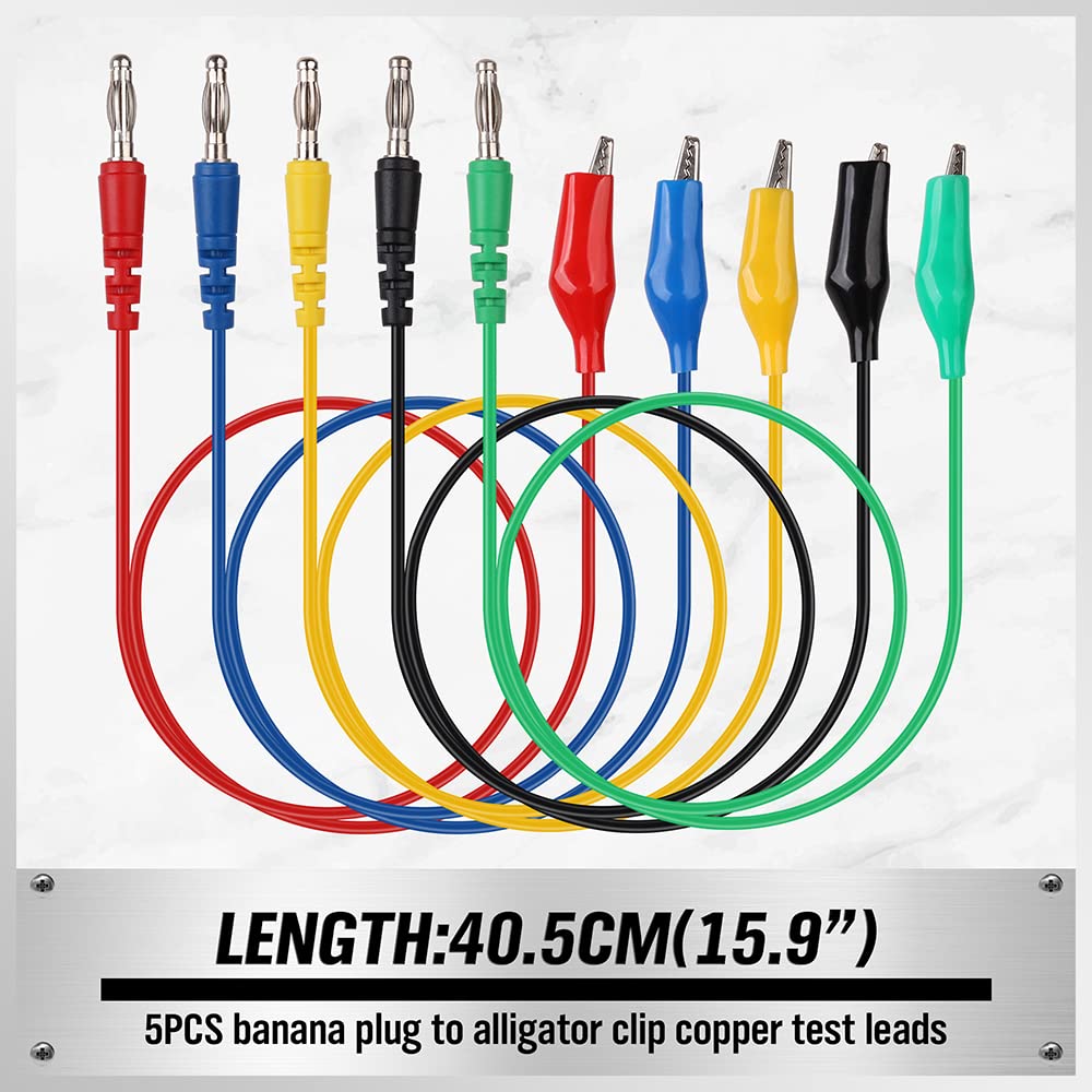22-Piece Back Probe Kit with Test Leads and Alligator Clips D8963