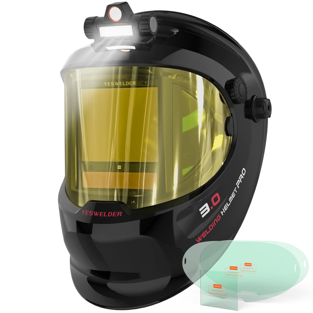 Panoramic Welding Helmet with Smart Auto-Shade V9710