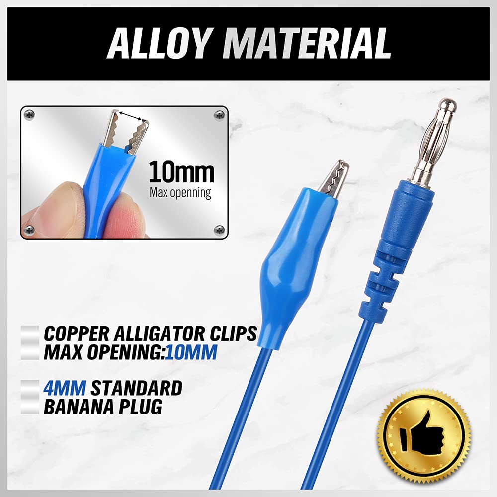 22-Piece Back Probe Kit with Test Leads and Alligator Clips D8963