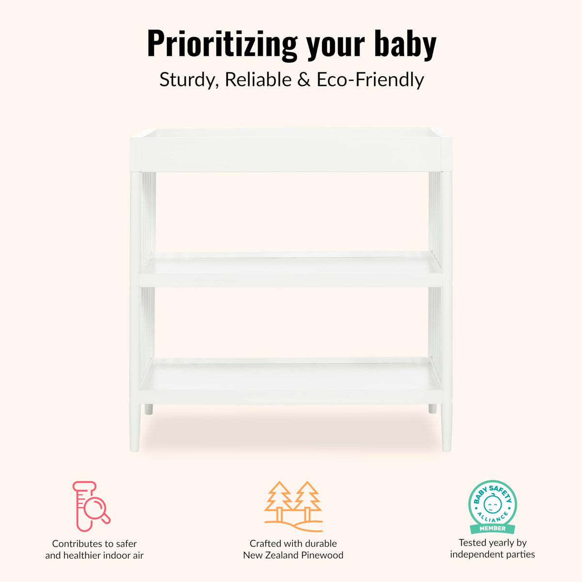 White Changing Table O1101