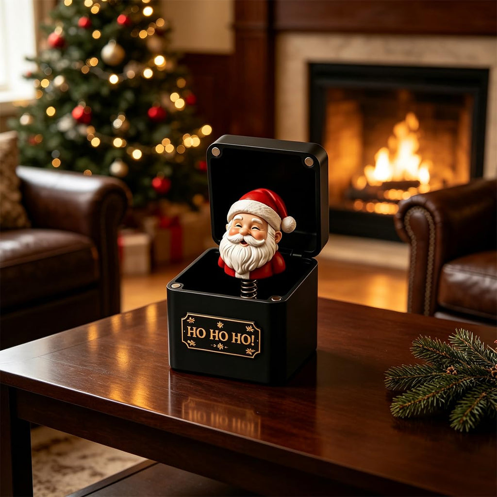 Black & Gold Pop-Up Jack in the Box I53703