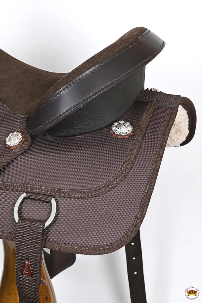 Brown Leather Western Horse Saddle F834165