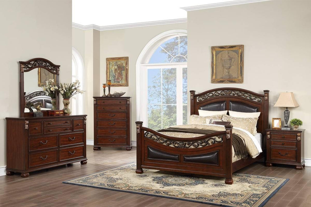 California King Size Padded Headboard and Footboard A6310