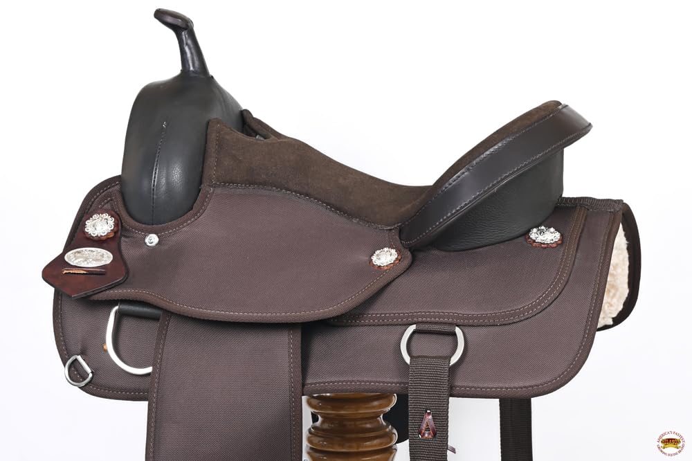 Brown Leather Western Horse Saddle F834165