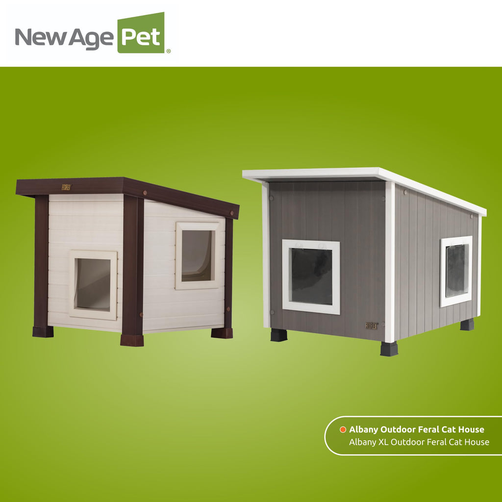 Maple Brown Outdoor Cat House T34439