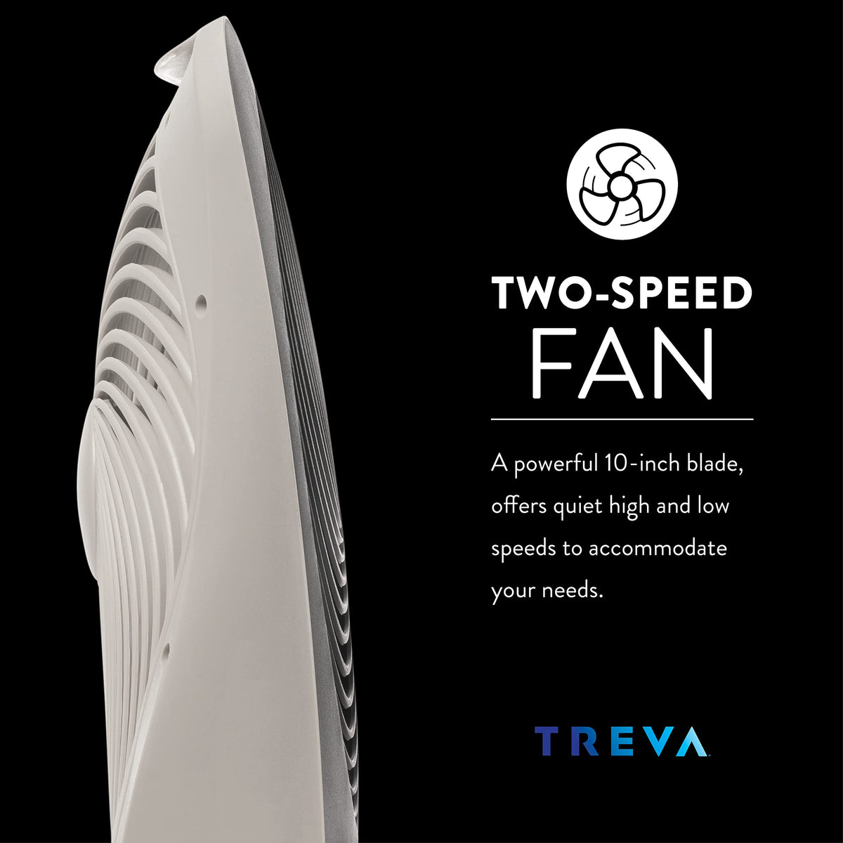 10 in Portable Desk Fan 2-Speed with USB Port Y416067
