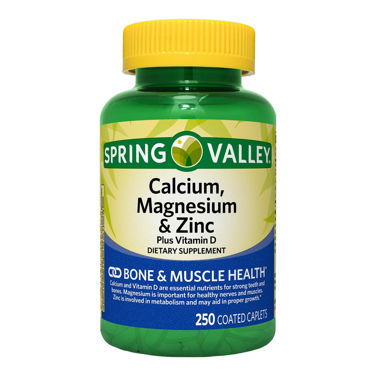 Calcium Magnesium Zinc with D3 Caplets 250ct Y608
