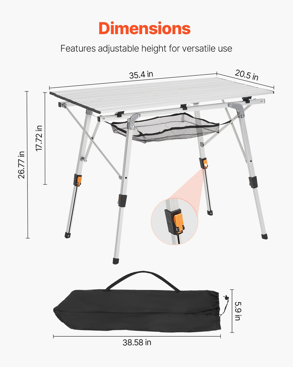 Folding Camping Table D375720