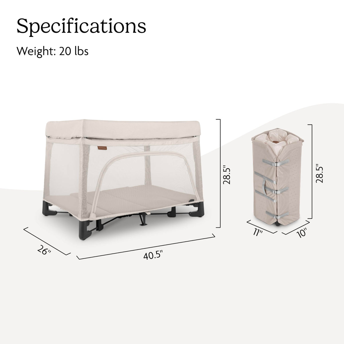 Portable Playard, Bassinet & Travel Crib J50875