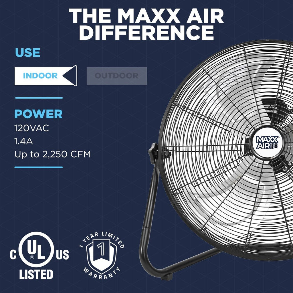 20 Inch 3-Speed High Velocity Wall Fan I54927