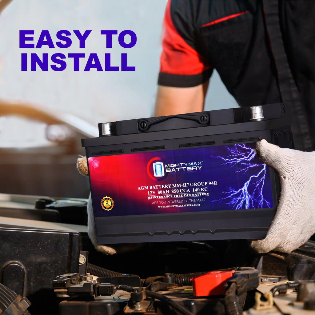 12V 80AH 850 CCA Replacement Battery R787630