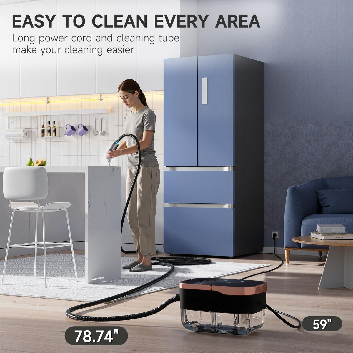 Steam Cleaner with Replacement Heads B189668