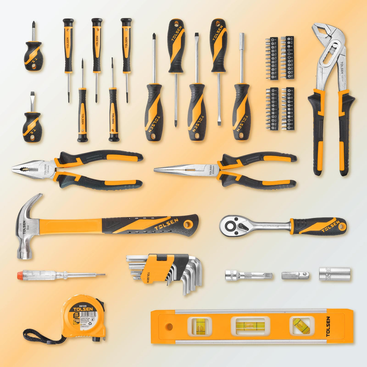 Household Tool Set with Toolbox Z78524