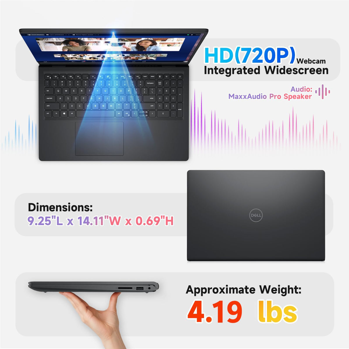 15.6" Touchscreen Laptop, 8GB DDR5 RAM, 512GB SSD, Intel i7-1355U I881948