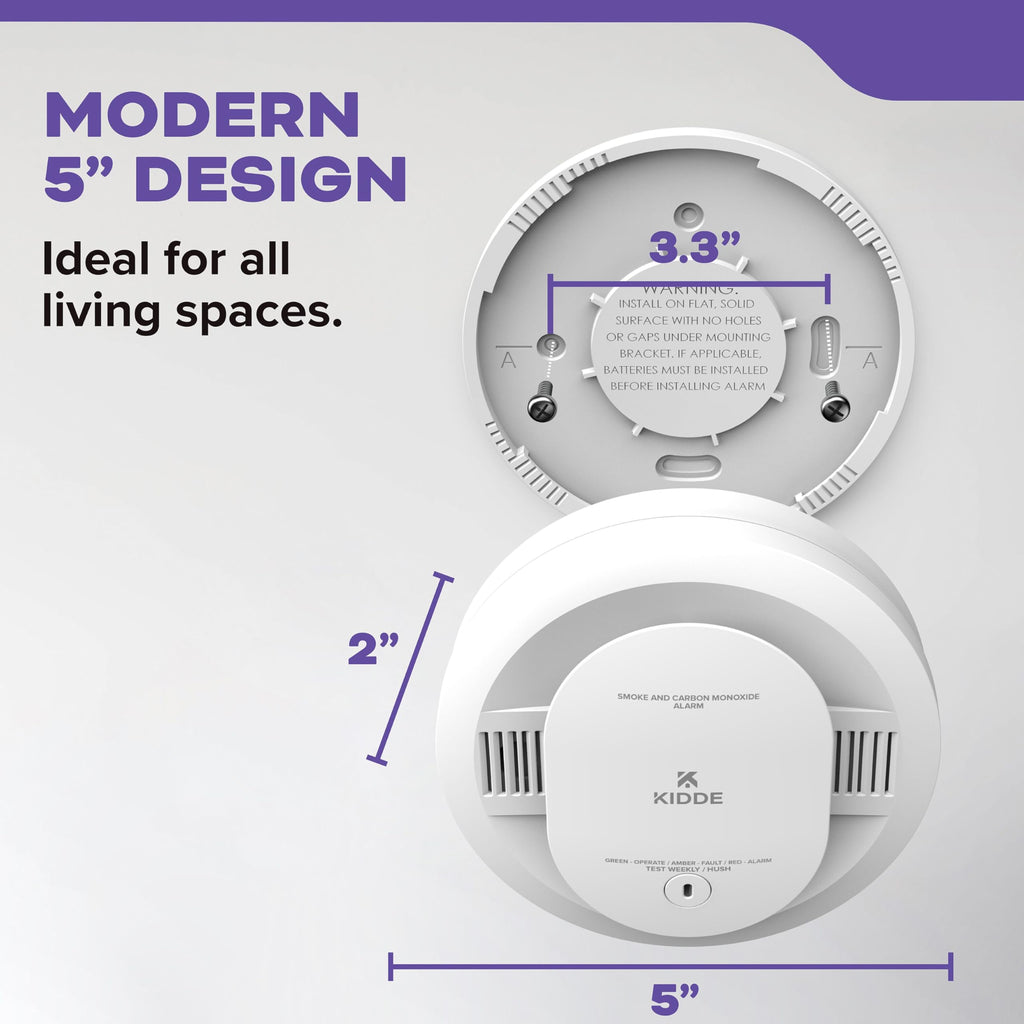 Smoke & Carbon Monoxide Detector, AA Battery-Powered, 3 Pack M1060