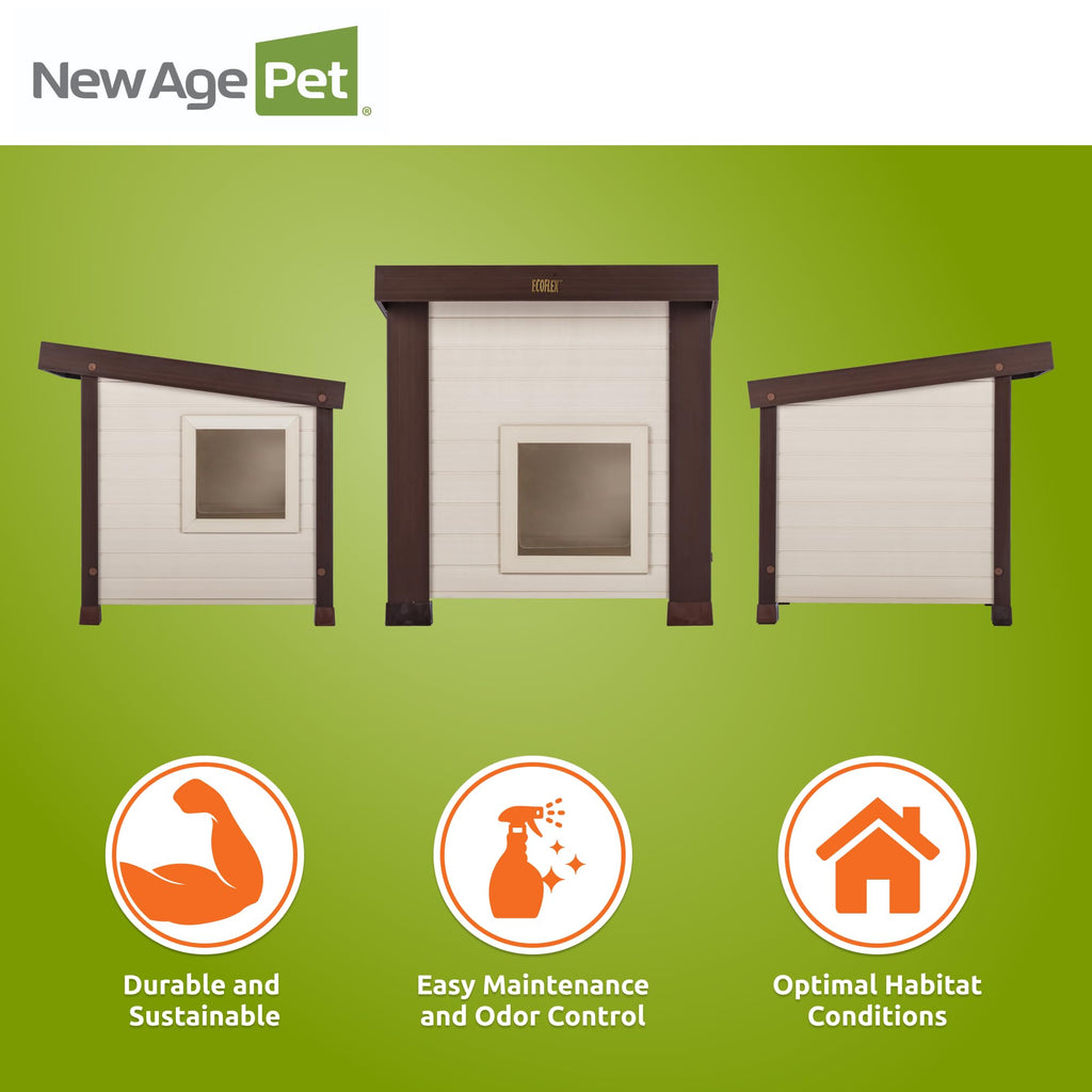 Maple Brown Outdoor Cat House T34439