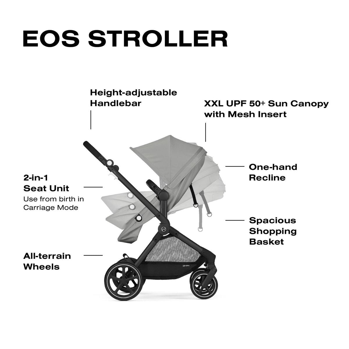 2-in-1 Baby Stroller J4747