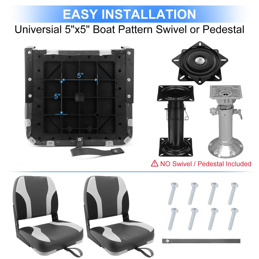 Folding Boat Seat 2 Pack T550