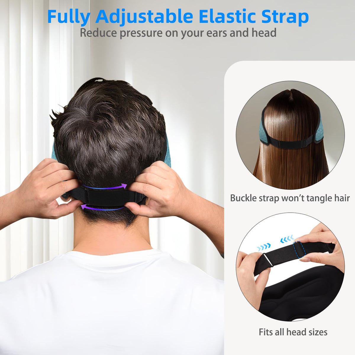 Adjustable Bluetooth 3D Sleep Mask N12061